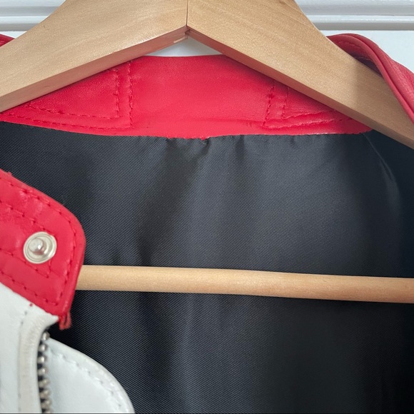 D&G Dolce & Gabbana Leather Motorcycle Jacket - Picture 10 of 17